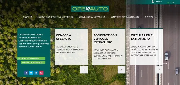 OFESAUTO gestiona en España los certificados de seguro internacional de vehículos